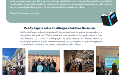 GET POLITICAL 3ª Newsletter: Guia Get Political 101 & Peddy Papers Nacionais e Internacionais de Instituições Políticas