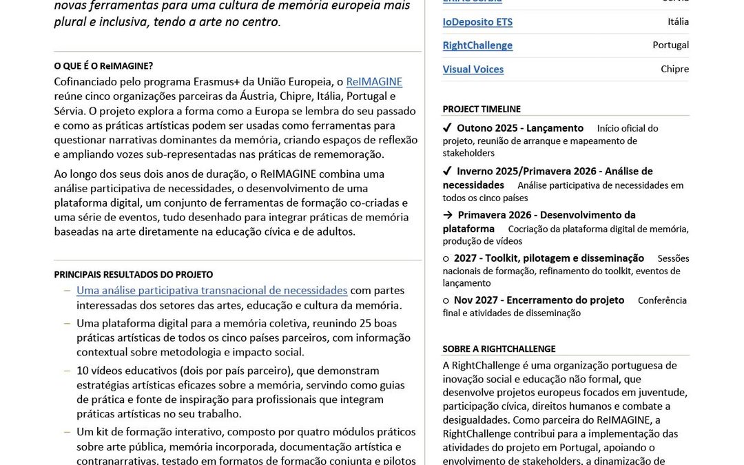 ReImagine Newsletter #1